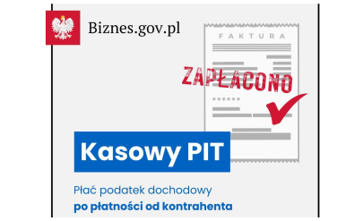 Kasowy PIT. Grafika zgodna z treścią artykułu.