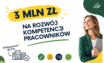 Grafika informujaca o naborze wniosków na rozwój kompetencji pracowników