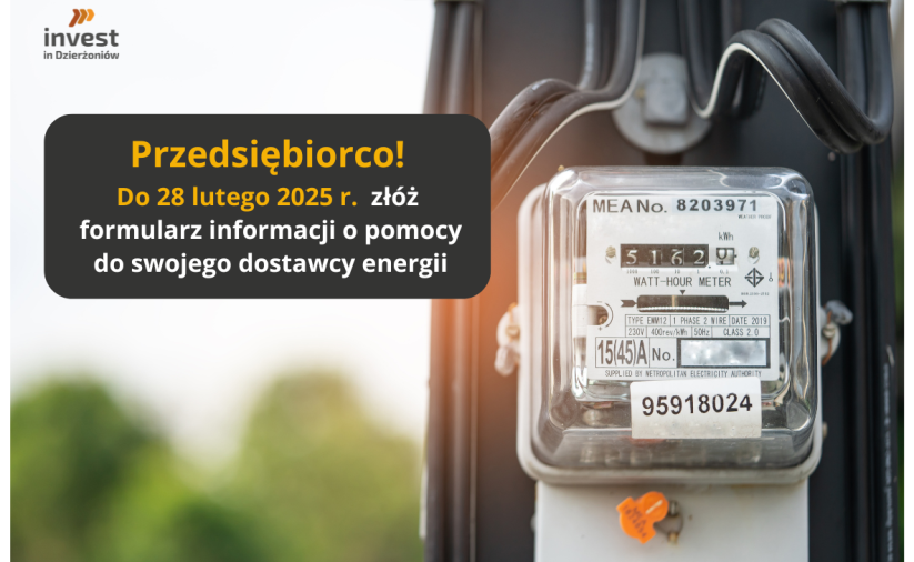 Rozliczenie ceny maksymalnej za energię do 28 lutego 2025. Po prawej stronie licznik energii elektrycznej