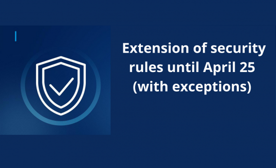 Extension of restrictions until April 25 with exceptions