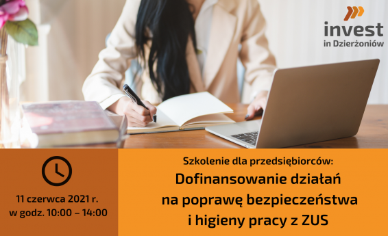 Szkolenie dla przedsiębiorców: Dofinansowanie działań na poprawę bezpieczeństwa  i higieny pracy z ZUS