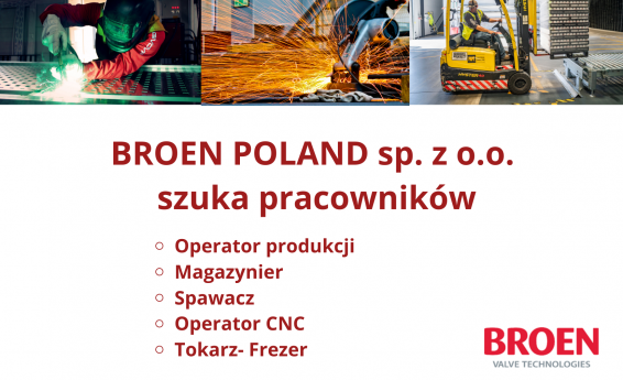 Broen Poland szuka pracowników