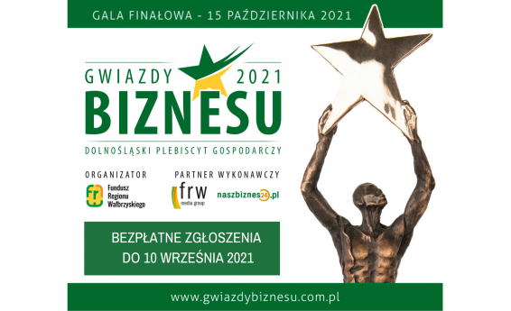 Plakat plebiscytu gospodarczego Gwaizdy Biznesu 2021