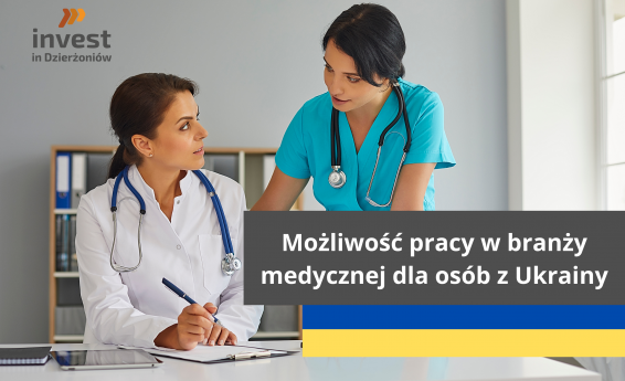 Możliwość podjęcia zatrudnienia dla osób z Ukrainy w branzy medycznej