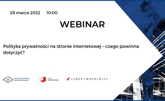 Polityka prywatności - webinar