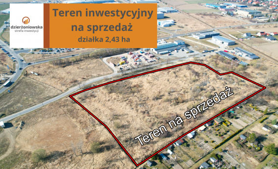 Teren inwestycyjny na sprzedaż przy ul. Ciepłowniczej w Dzierżoniowie