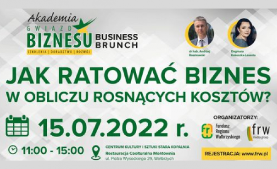 Konferencja dla przedsiębiorców pod nazwą Jak ratować biznes