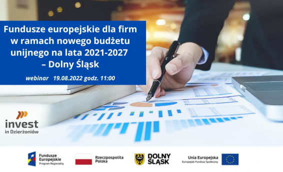 Fundusze europejskie dla firm w ramach nowego budżetu unijnego na lata 2021-2027 -  Dolny Śląsk - webinar