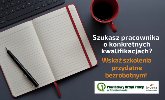 Plakat zawiera treści zawarte w artykule. W tle znajduje się notatnik z długopisem.