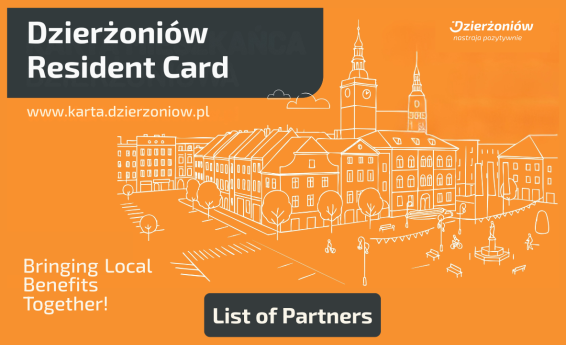 Dzierżoniów Resident Card - Decorative Graphic