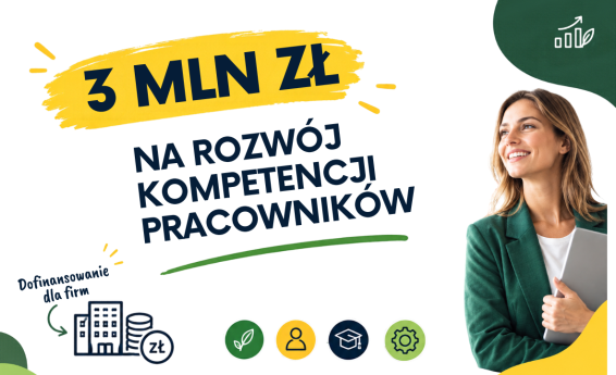 Grafika informujaca o naborze wniosków na rozwój kompetencji pracowników